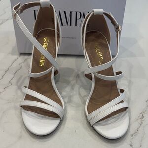 Dream Pairs Elegant White Strappy Heels